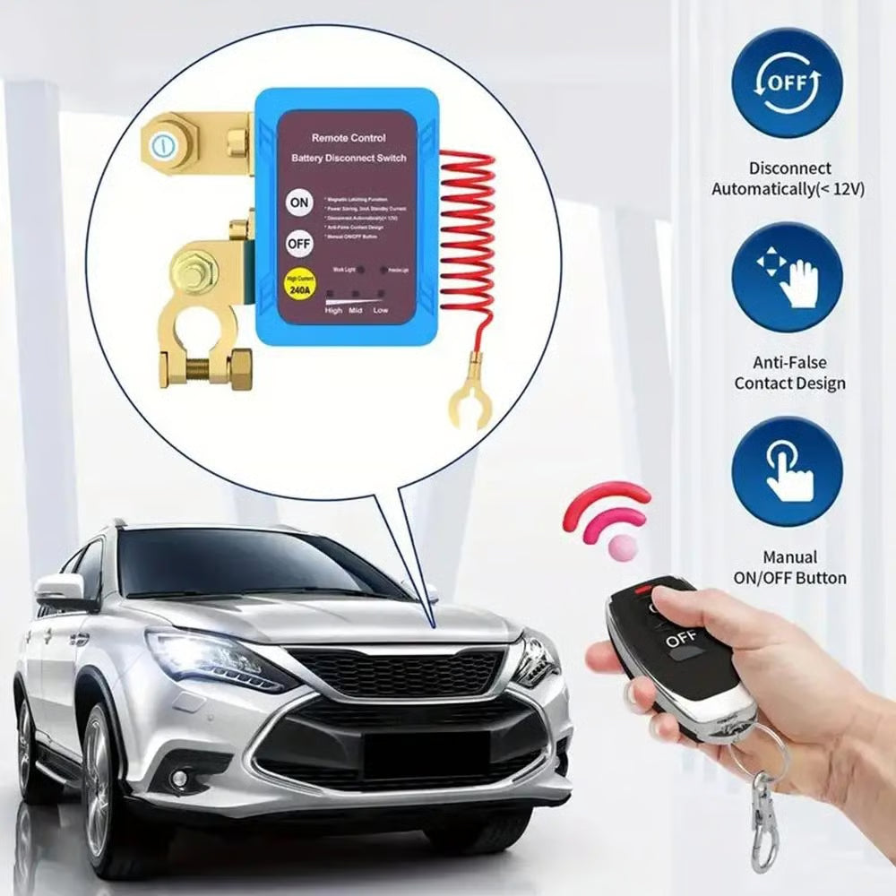 🔥Black Friday Special 49% Off-🔒⚡Remote control of car devices for anti-theft safety