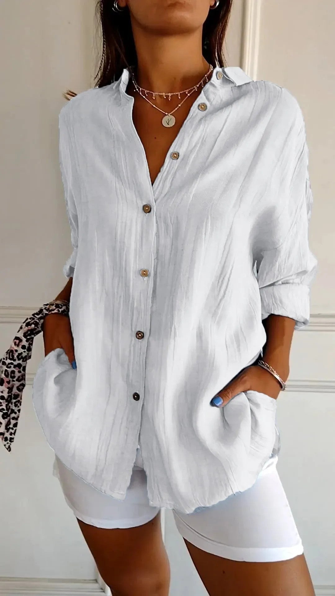 Casual Chic Oversized Blouse