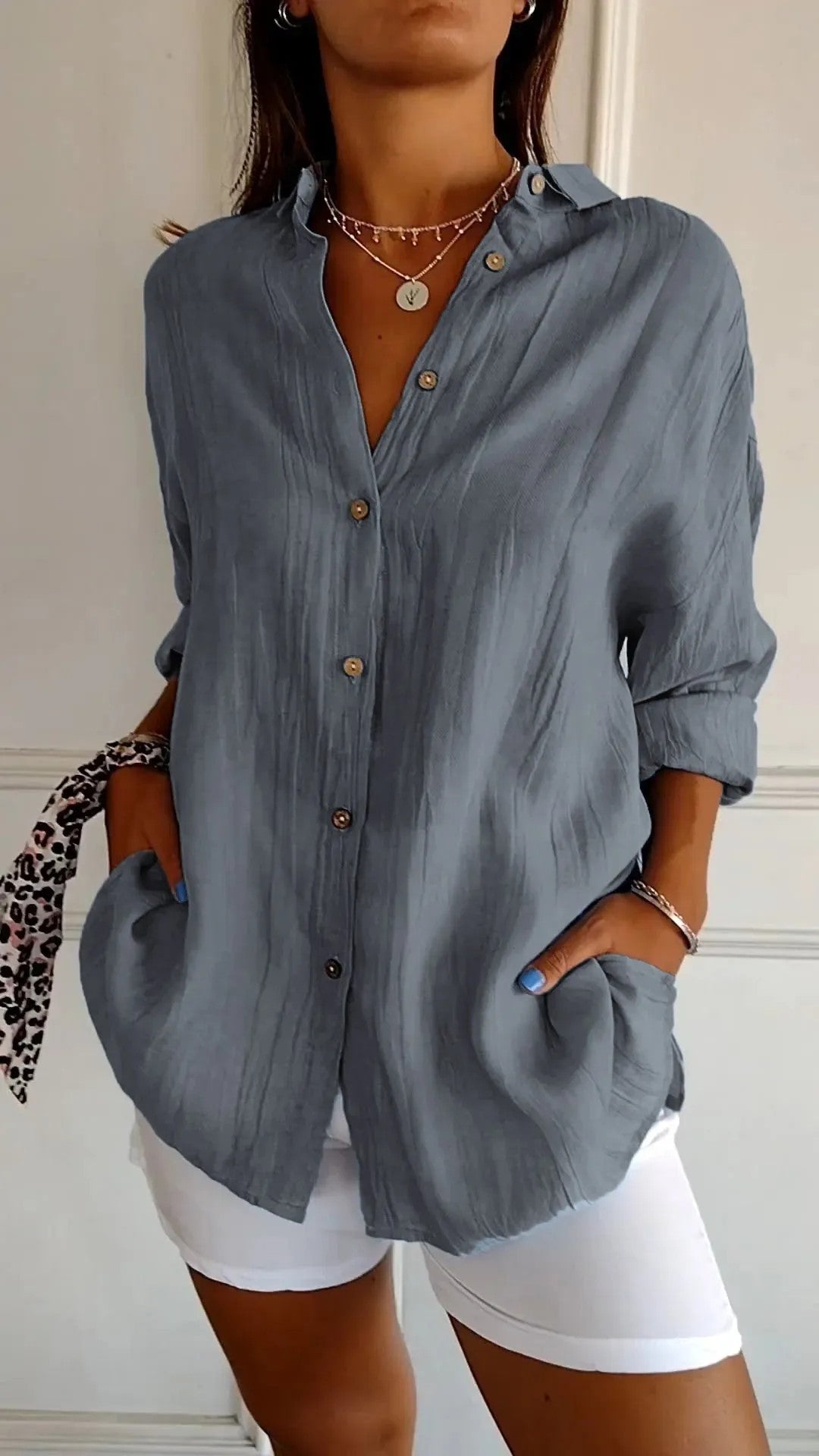 Casual Chic Oversized Blouse